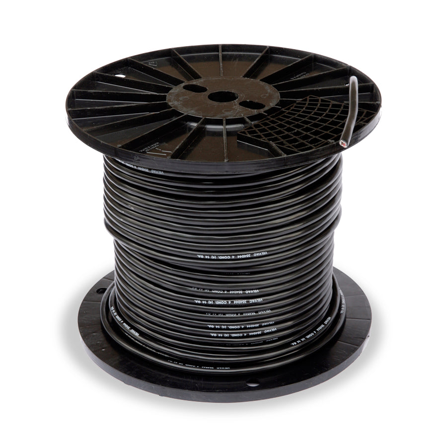 Four-Way Conductor Cable, Black Jacketed