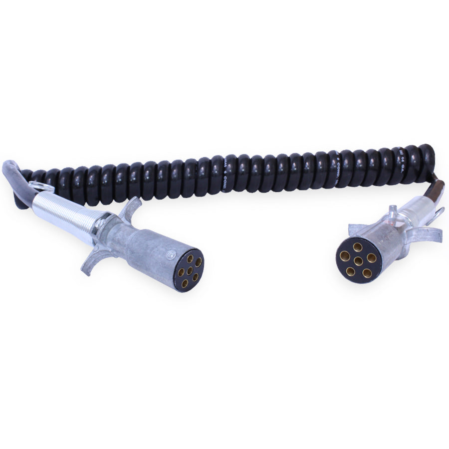 Six-Way Coiled Cable Assembly