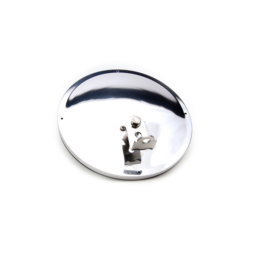 8-1/2" Offset Mount Convex Mirror, Stainless Steel