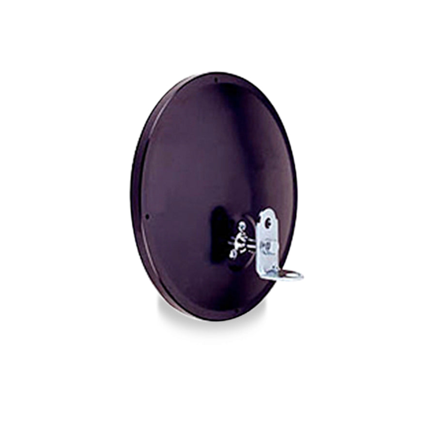 8-1/2" Offset Mount Convex Mirror, Black