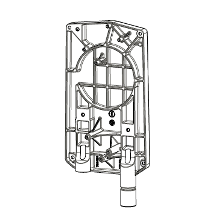Inner Support Plate and Pivot Clamp, Driver Side