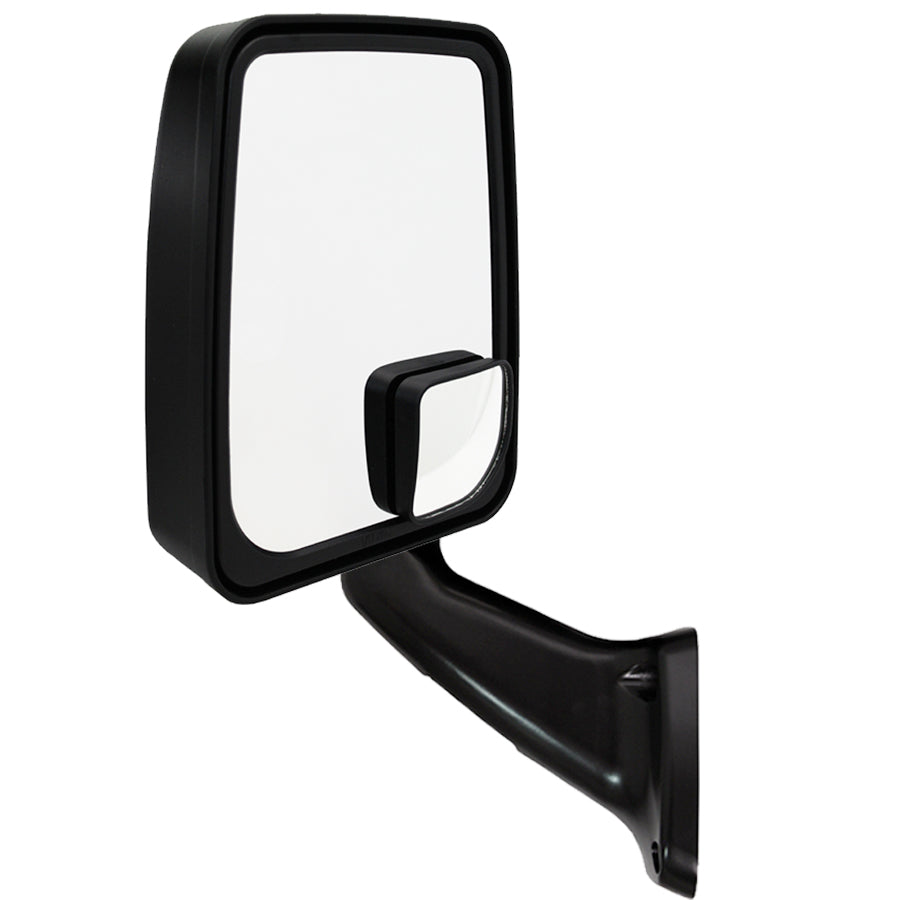 All Star Mirror - Full Flat Glass, No Convex, Black, Driver or Passenger Side