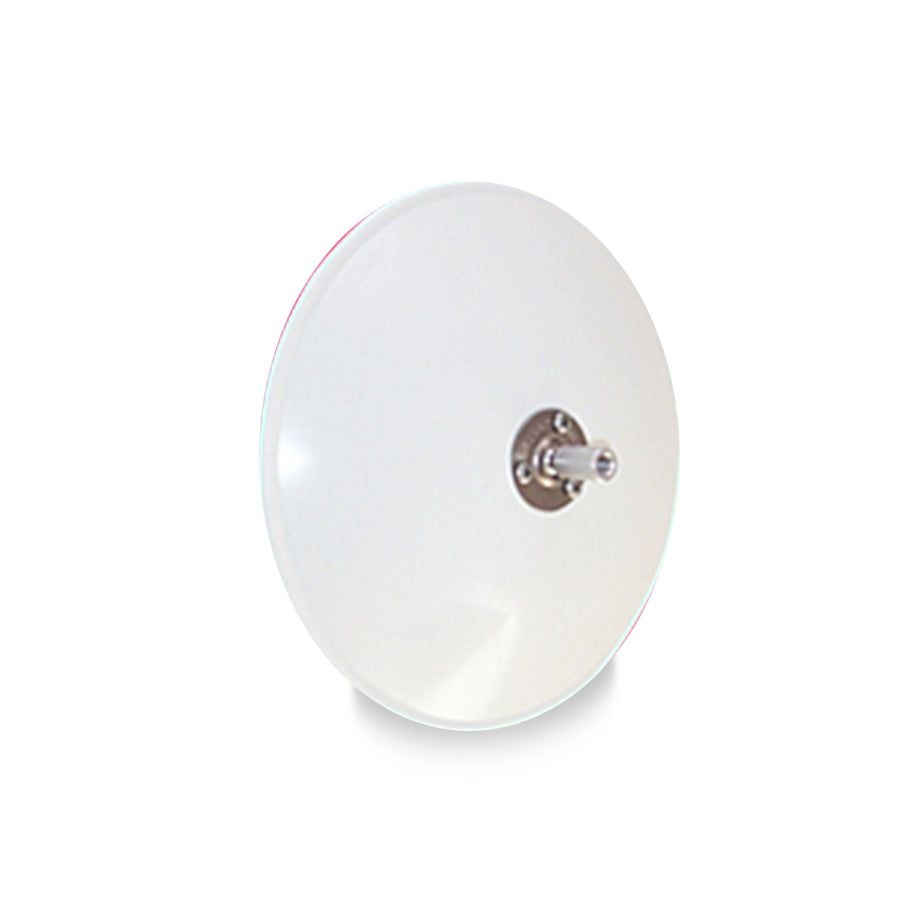 8" Convex Mirror, Post Office White