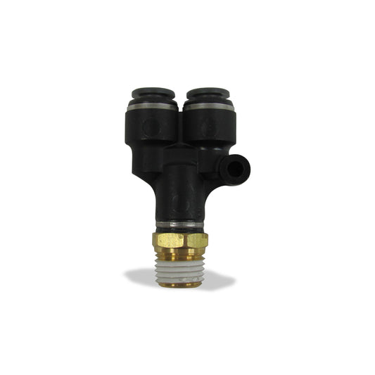 Push-Lock Air Brake Fitting, "Y" Male Branch