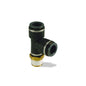 Push-Lock Air Brake Fitting, Male Run Tee