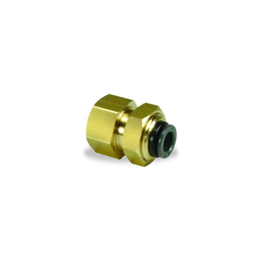 Push-Lock Air Brake Fitting, Female Bulkhead Connector