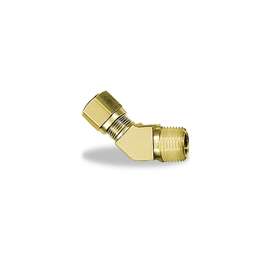 Nylon Air Brake Tube Fitting, 45° Elbow