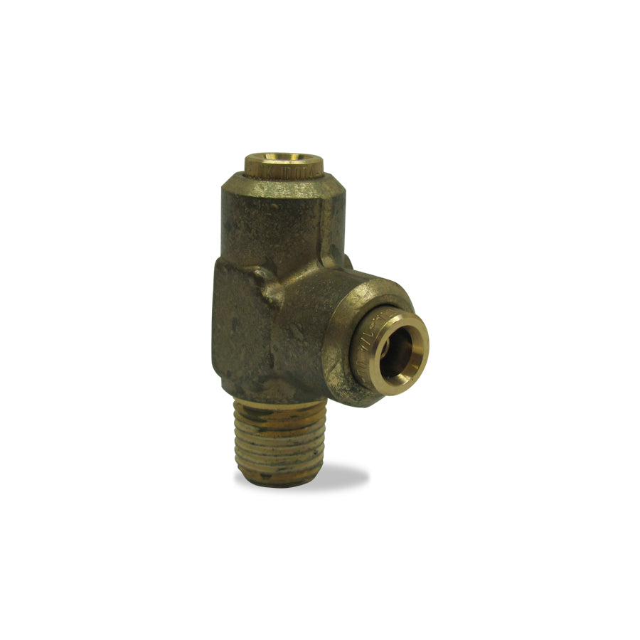 Push-Lock Air Brake Fitting, Male Run Tee