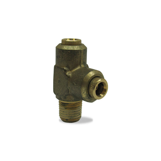 Push-Lock Air Brake Fitting, Male Run Tee