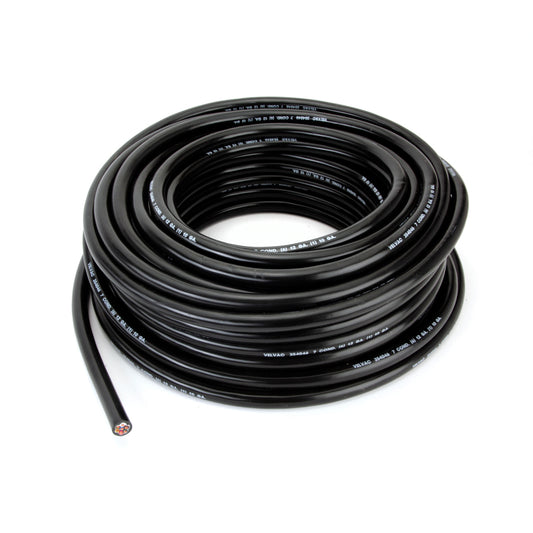 Seven-Way Conductor Cable, Black Jacketed