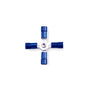 Four-Way Connector, Vinyl Butted Seam