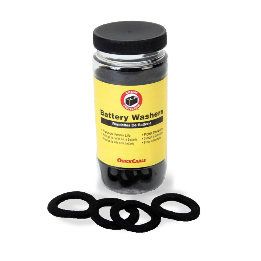 Protective Battery Washers - BLACK