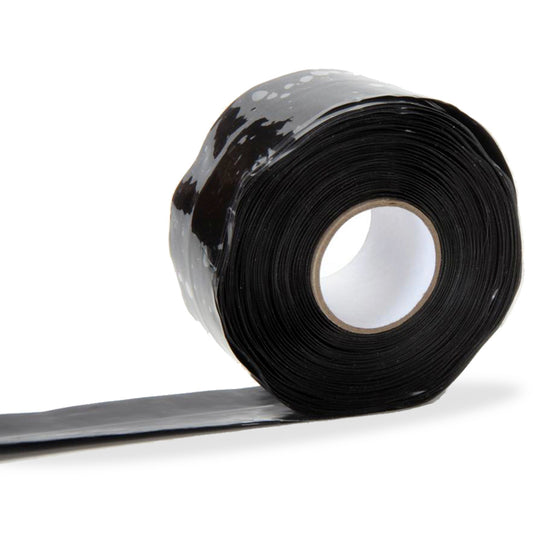 Black Silicon Self Fuse Tape Counter Top Bucket Display