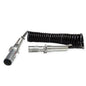4-Conductor Coiled Cable Assembly with Plugs