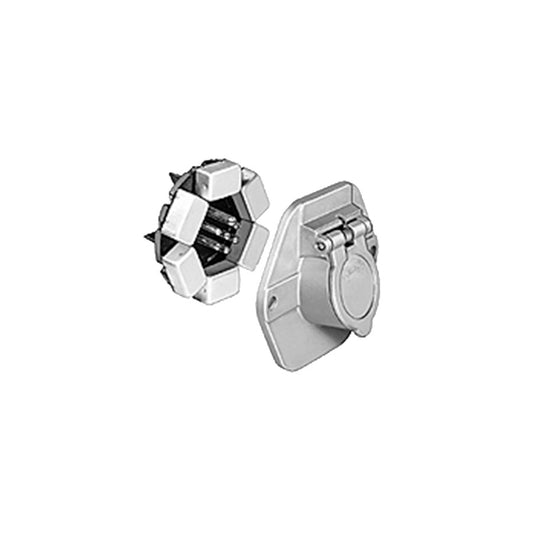 Seven-Way Socket with 20 Amp Circuit Breaker