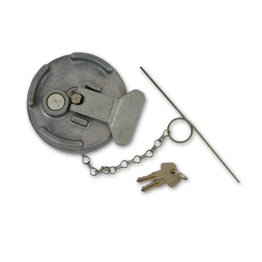 Aluminum Lever Style Locking Fuel Cap