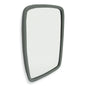 6.5" x 10" Flat Glass, White Steel