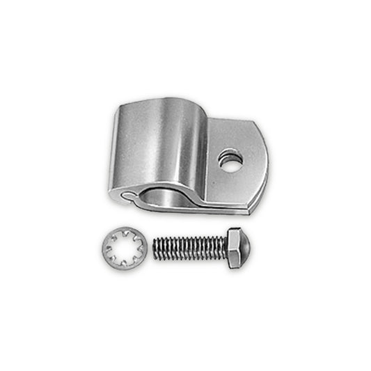 6.5" x 6" Side Mount Flat Glass, Stainless Steel