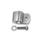 6.5" x 6" Side Mount Flat Glass, Stainless Steel