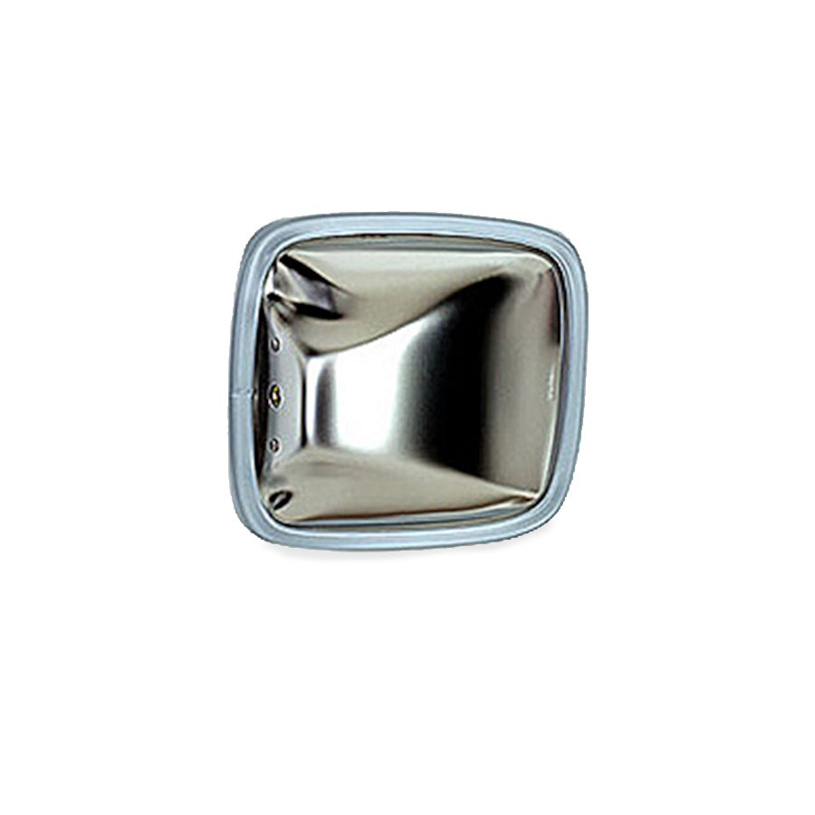 6.5" x 6" Flat Glass, Stainless Steel