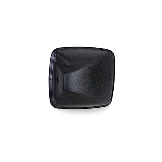 6.5" x 6"  Convex, Black
