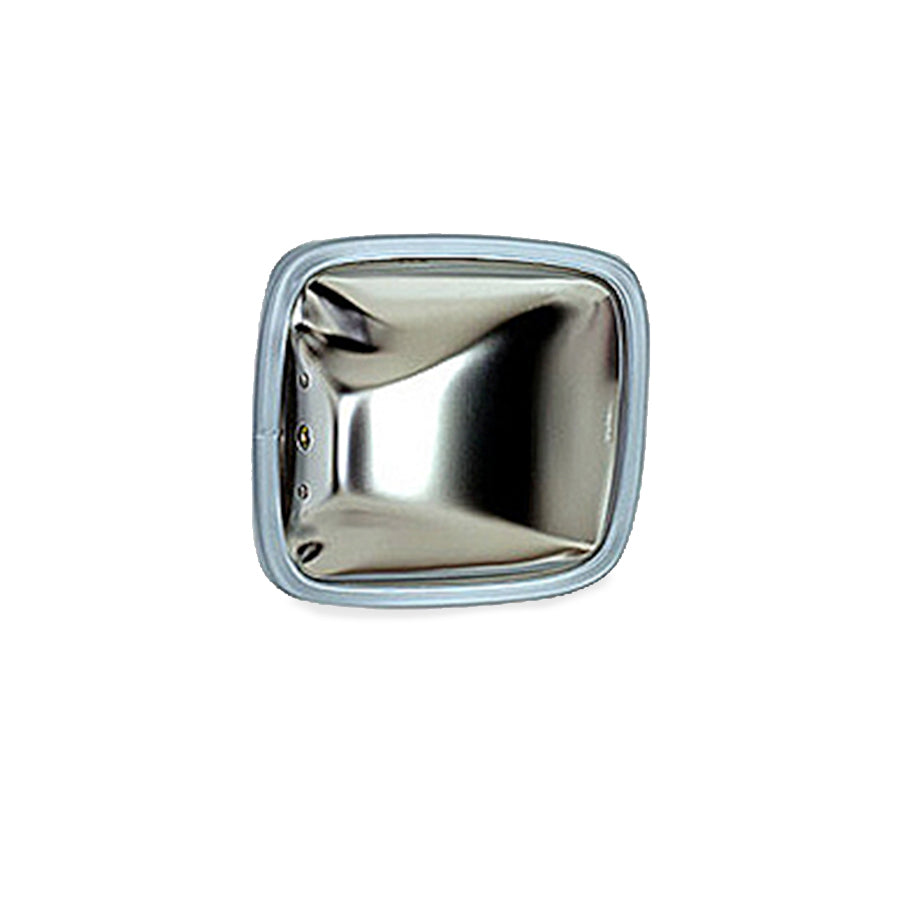 6.5" x 6" Flat Glass, Black
