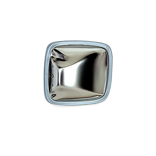 6.5" x 6" Flat Glass, Black
