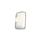 6.5" x 6" Flat Glass, White