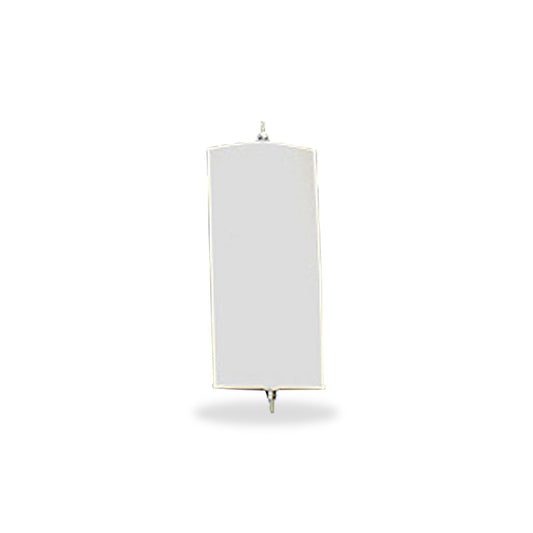 6-1/2" x 16",  White