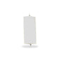 6-1/2" x 16",  White