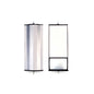6" x 16" Angle Back Mirror with Split Glass