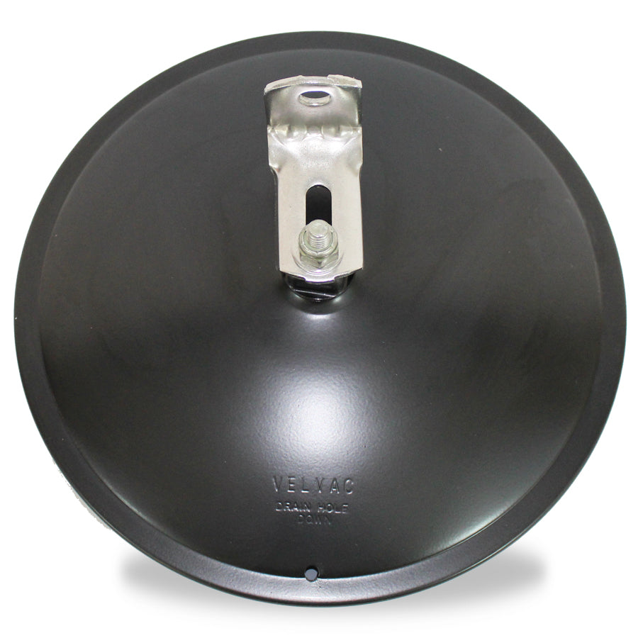 8-1/2" Center Mount Convex Mirror, Black