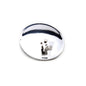 8-1/2" Offset Mount Convex Mirror, Stainless Steel