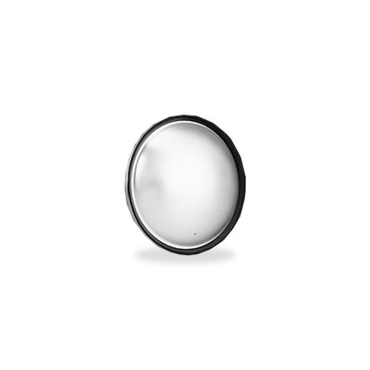8-1/2" Center Mount Wide View Convex Mirror, Black