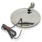 8-1/2"  Offset Mount Convex Mirror, Stainless Steel Heated