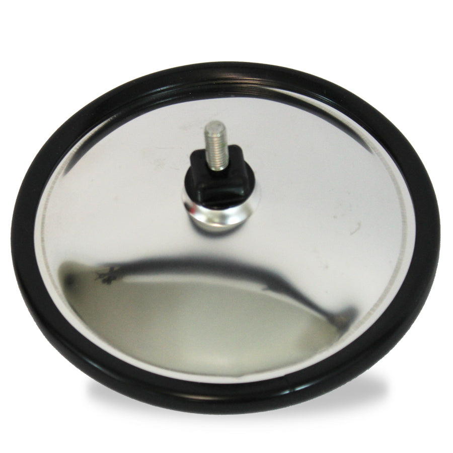 6" Center Mount Convex Mirrors with Tube Bracket, Stainless Steel