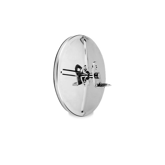 8-1/2" Center Mount Convex Mirror, Stainless Steel