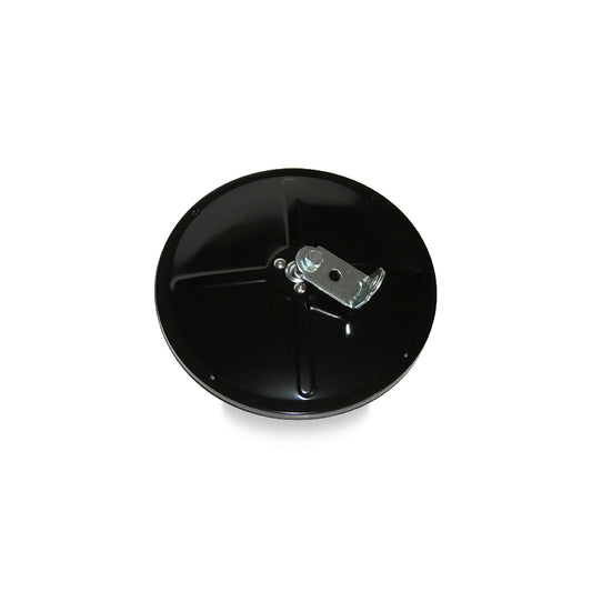8-1/2" Center Mount Convex Mirror, Black