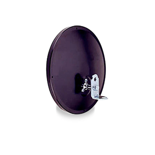 8-1/2" Offset Mount Convex Mirror, Black