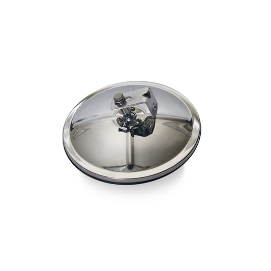 7-1/2" Center Mount Convex Mirror, Stainless Steel
