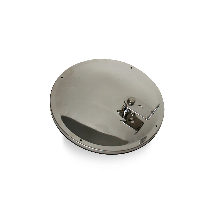 7 1/2" Offset Mount Convex Mirrors, Stainless Steel