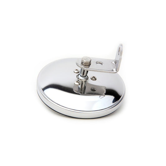 5" Center Mount Convex Mirror, Stainless Steel