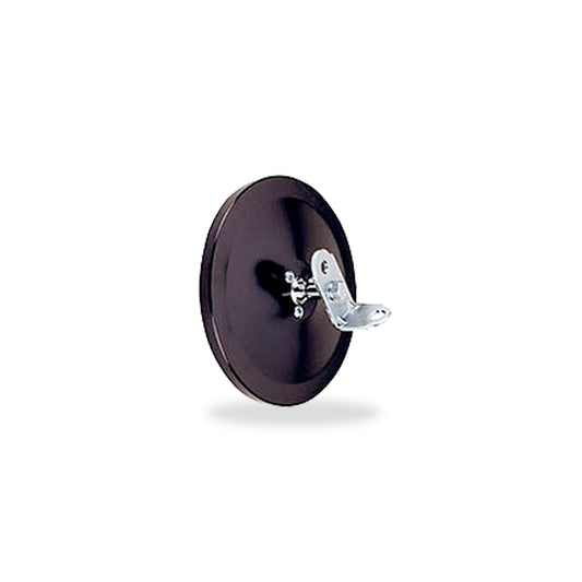 5" Center Mount Convex Mirror, Black