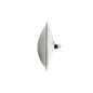 10" Center Mount Convex Mirror, White