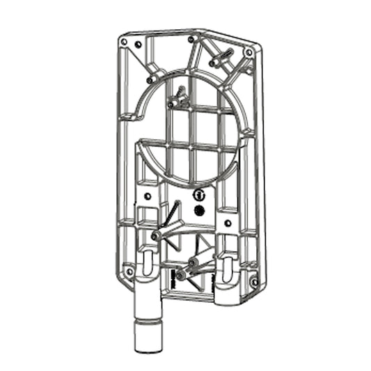 Inner Support Plate and Pivot Clamp, Passenger Side