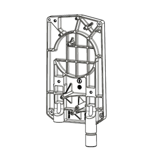 Inner Support Plate and Pivot Clamp, Driver Side