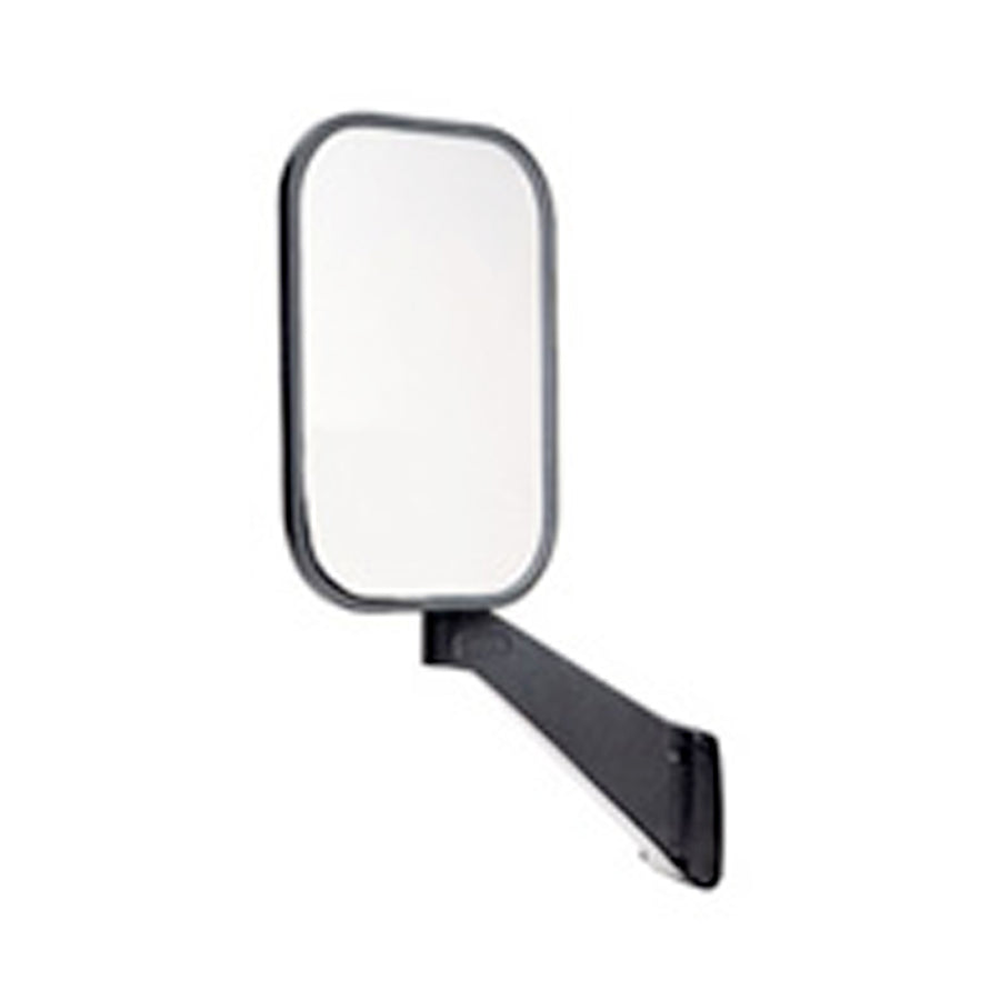 Star Mirror - Full Flat, No Convex, Black, Driver Side