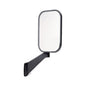 Star Mirror - Full Flat, No Convex, Black, Passenger Side