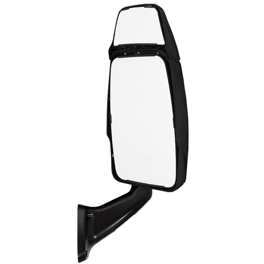 2025 System, Full Glass w/Top Hat, Black, Passenger Side