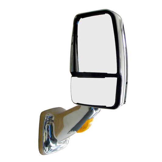 Model 2025 Mirror, Deluxe Head, Chrome, Passenger Side
